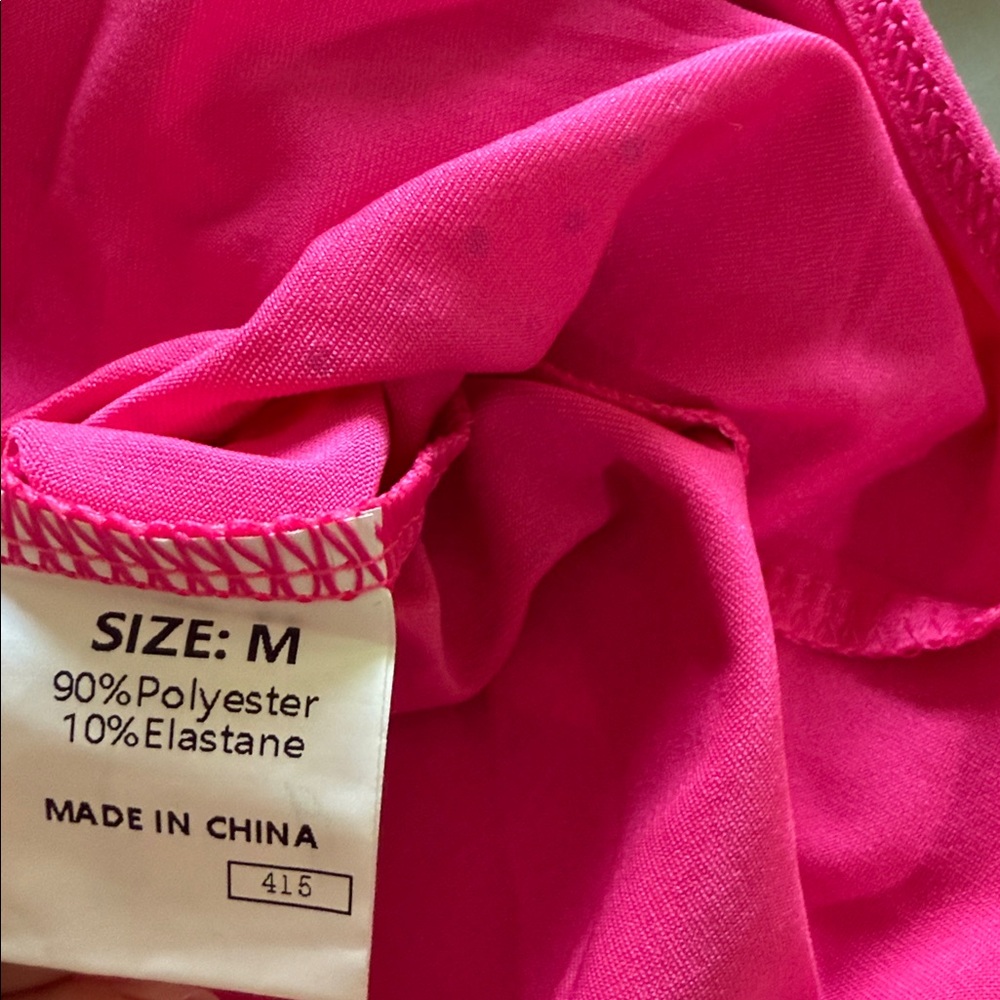 Pink Rhinestone Embellished Women's Top - Picture 6 of 8